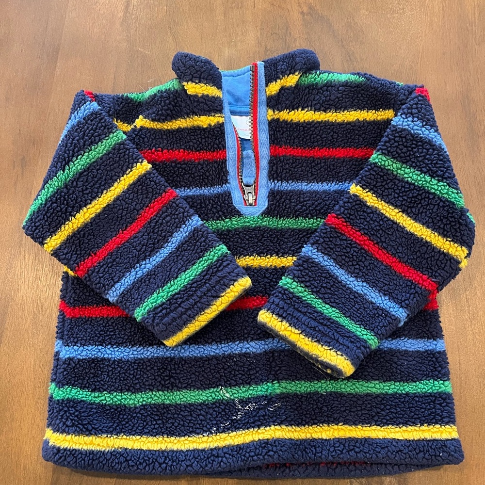 Hanna Andersson Marshmallow Zip Pullover size 3T